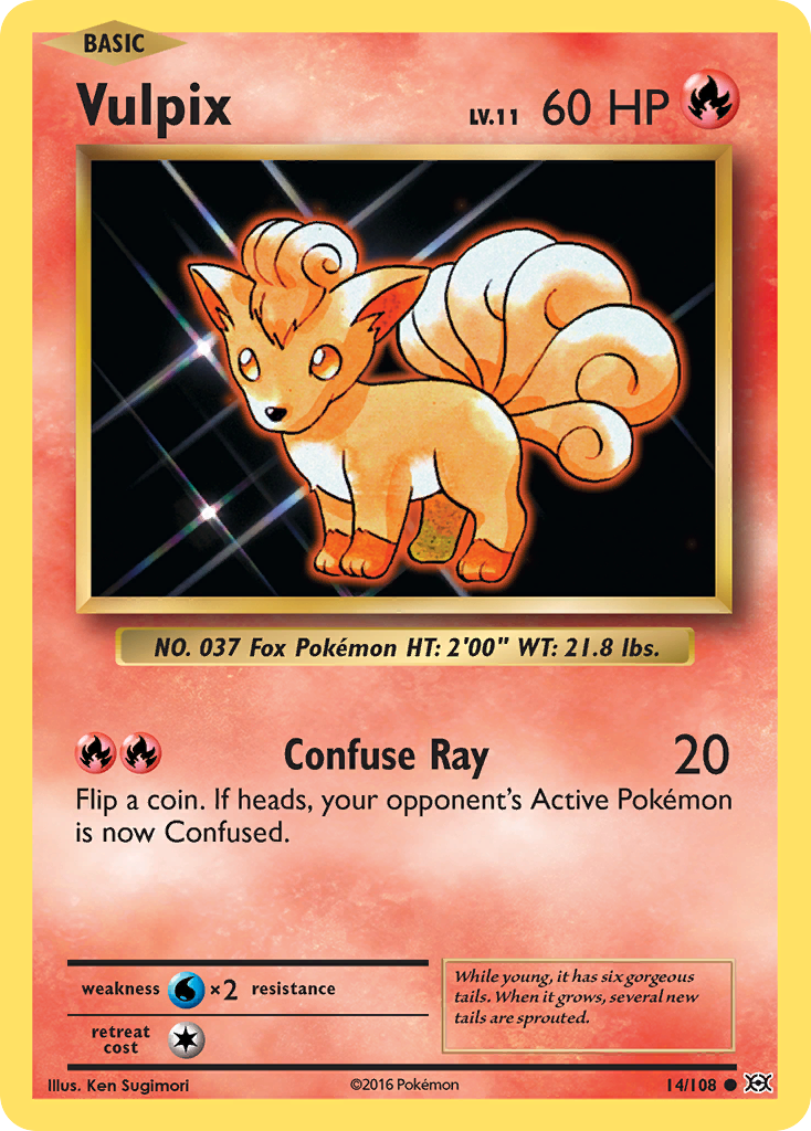 Vulpix (14/108) [XY: Evolutions] | Gear Gaming Bentonville