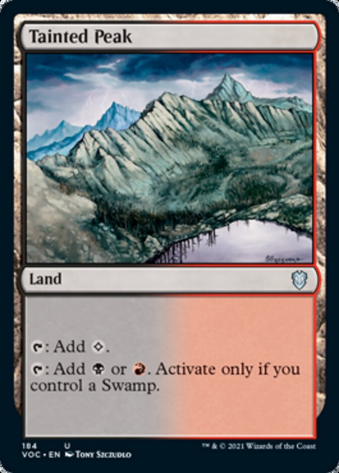 Tainted Peak [Innistrad: Crimson Vow Commander] | Gear Gaming Bentonville