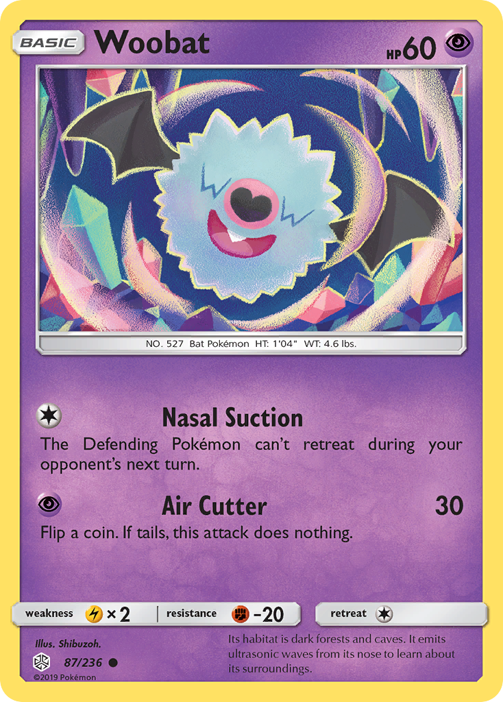 Woobat (87/236) [Sun & Moon: Cosmic Eclipse] | Gear Gaming Bentonville