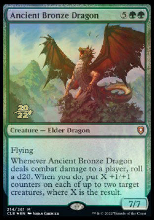 Ancient Bronze Dragon [Commander Legends: Battle for Baldur's Gate Prerelease Promos] | Gear Gaming Bentonville