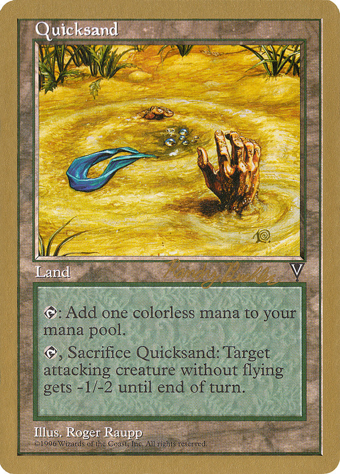 Quicksand (Randy Buehler) [World Championship Decks 1998] | Gear Gaming Bentonville