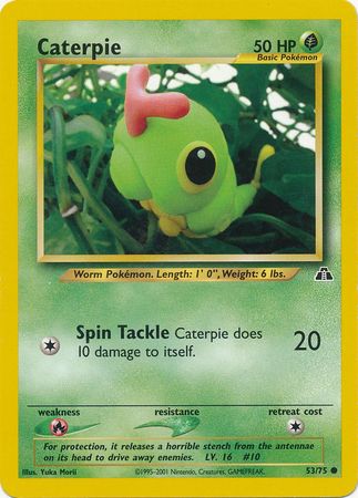 Caterpie (53/75) [Neo Discovery Unlimited] | Gear Gaming Bentonville