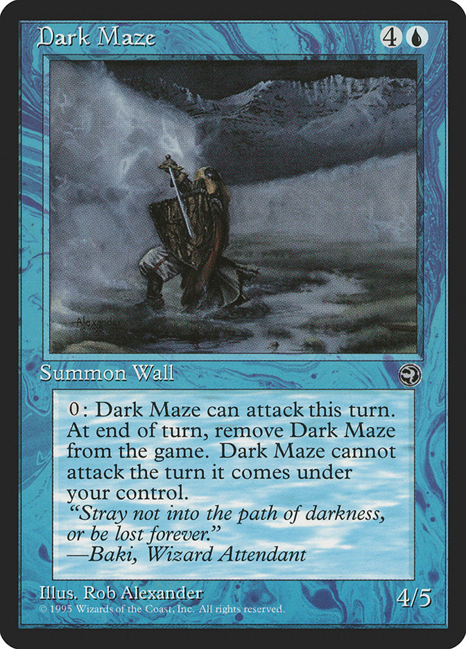 Dark Maze (Baki Flavor Text) [Homelands] | Gear Gaming Bentonville