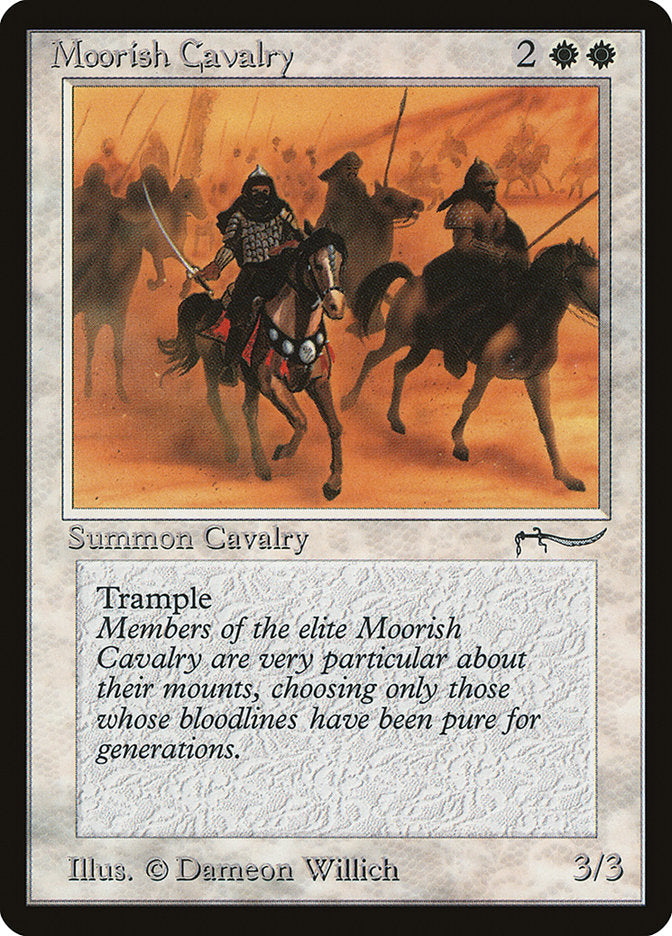 Moorish Cavalry (Light Mana Cost) [Arabian Nights] | Gear Gaming Bentonville