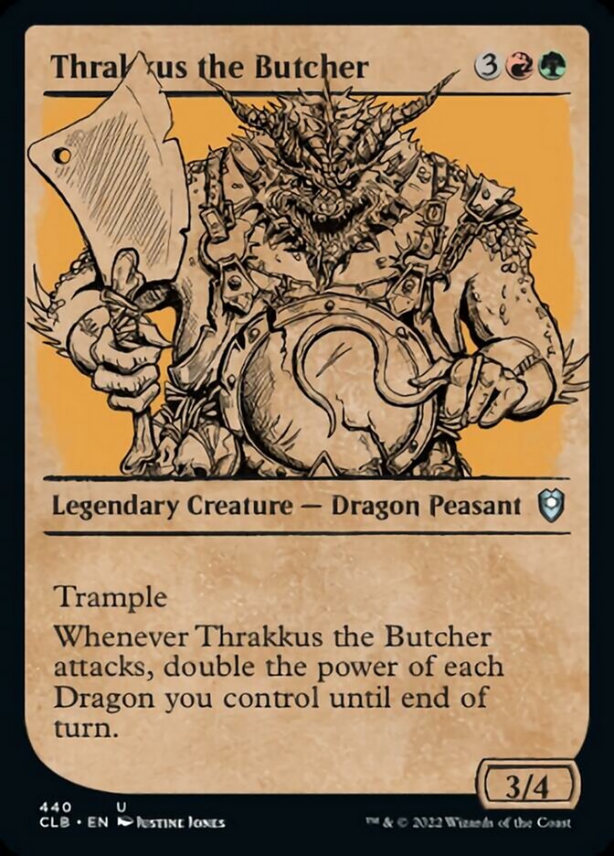 Thrakkus the Butcher (Showcase) [Commander Legends: Battle for Baldur's Gate] | Gear Gaming Bentonville