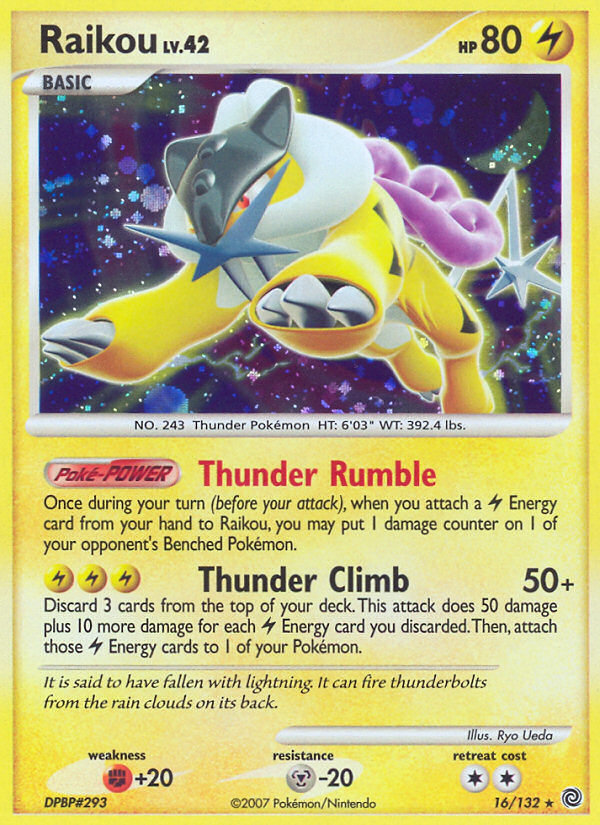 Raikou (16/132) [Diamond & Pearl: Secret Wonders] | Gear Gaming Bentonville