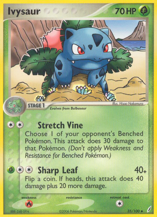 Ivysaur (35/100) [EX: Crystal Guardians] | Gear Gaming Bentonville