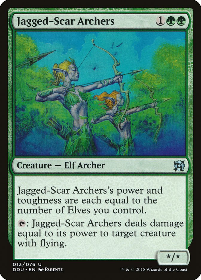 Jagged-Scar Archers [Duel Decks: Elves vs. Inventors] | Gear Gaming Bentonville