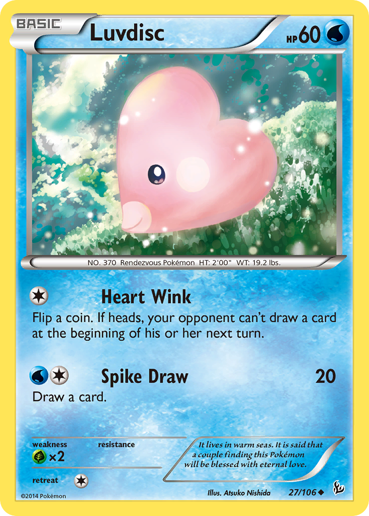 Luvdisc (27/106) [XY: Flashfire] | Gear Gaming Bentonville