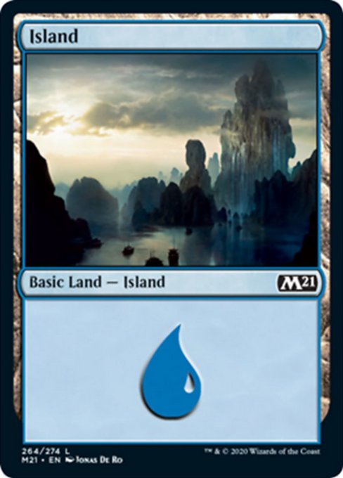 Island (264) [Core Set 2021] | Gear Gaming Bentonville