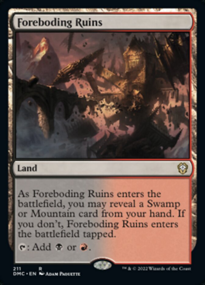 Foreboding Ruins [Dominaria United Commander] | Gear Gaming Bentonville