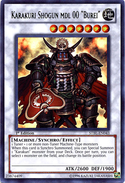 Karakuri Shogun mdl 00 Burei [STBL-EN043] Ultra Rare | Gear Gaming Bentonville
