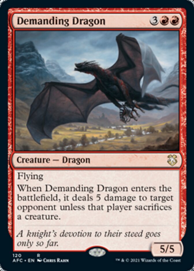 Demanding Dragon [Dungeons & Dragons: Adventures in the Forgotten Realms Commander] | Gear Gaming Bentonville