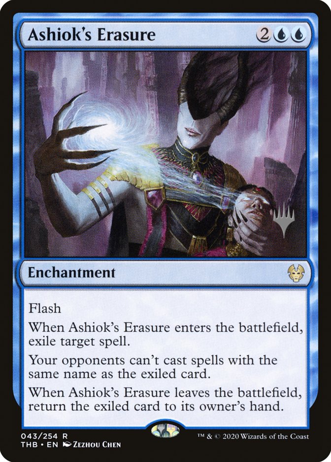 Ashiok's Erasure (Promo Pack) [Theros Beyond Death Promos] | Gear Gaming Bentonville