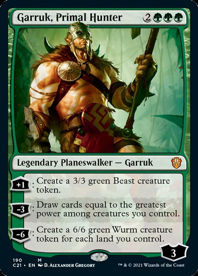 Garruk, Primal Hunter [Commander 2021] | Gear Gaming Bentonville