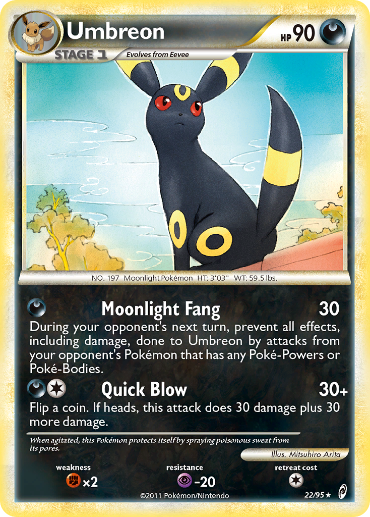 Umbreon (22/95) [HeartGold & SoulSilver: Call of Legends] | Gear Gaming Bentonville