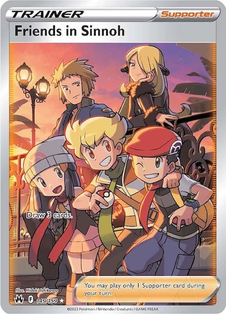 Friends in Sinnoh (149/159) (Full Art) [Sword & Shield: Crown Zenith] | Gear Gaming Bentonville