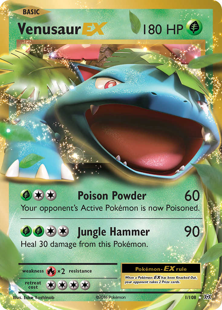 Venusaur EX (1/108) [XY: Evolutions] | Gear Gaming Bentonville