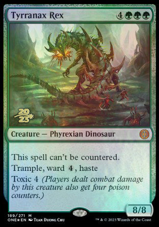 Tyrranax Rex [Phyrexia: All Will Be One Prerelease Promos] | Gear Gaming Bentonville