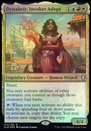 Dynaheir, Invoker Adept [Commander Legends: Battle for Baldur's Gate Prerelease Promos] | Gear Gaming Bentonville