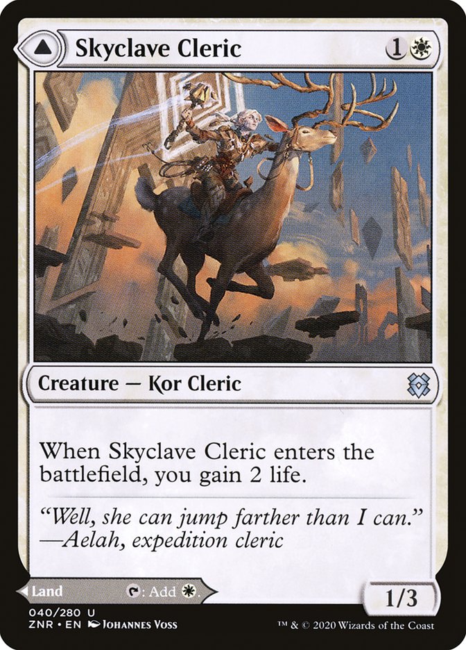 Skyclave Cleric // Skyclave Basilica [Zendikar Rising] | Gear Gaming Bentonville