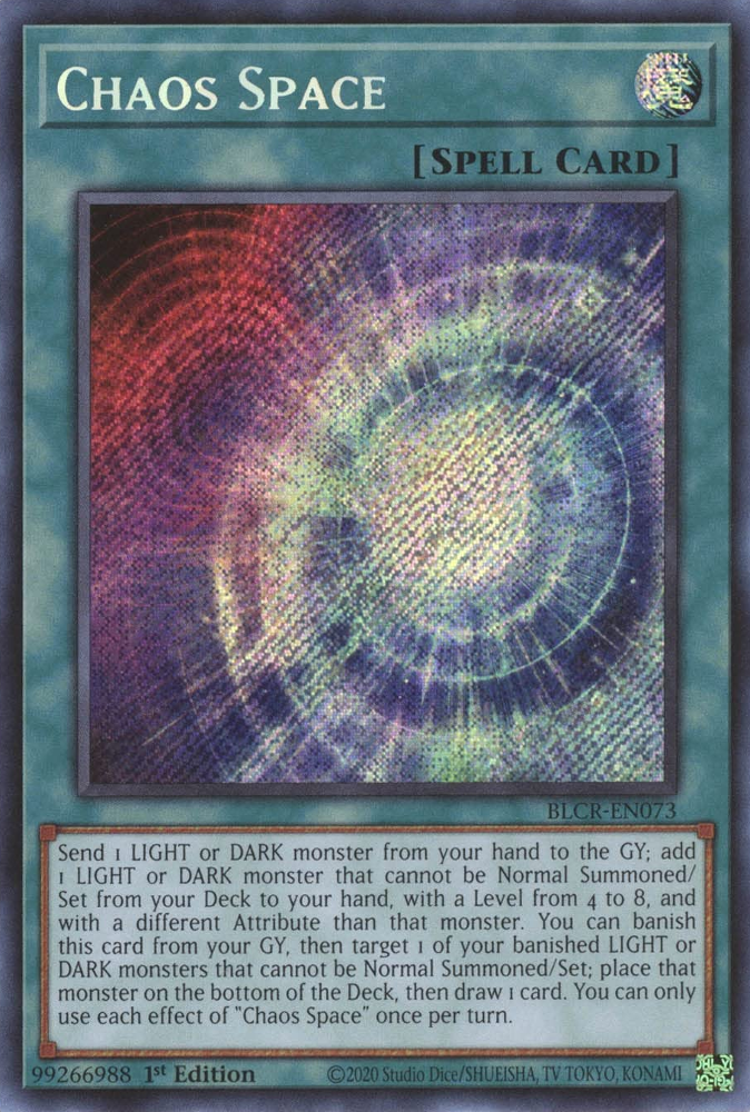 Chaos Space [BLCR-EN073] Secret Rare | Gear Gaming Bentonville