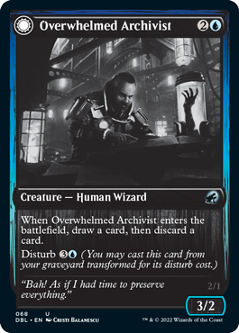 Overwhelmed Archivist // Archive Haunt [Innistrad: Double Feature] | Gear Gaming Bentonville