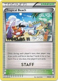 Tropical Beach (BW28) (Staff) [Black & White: Black Star Promos] | Gear Gaming Bentonville