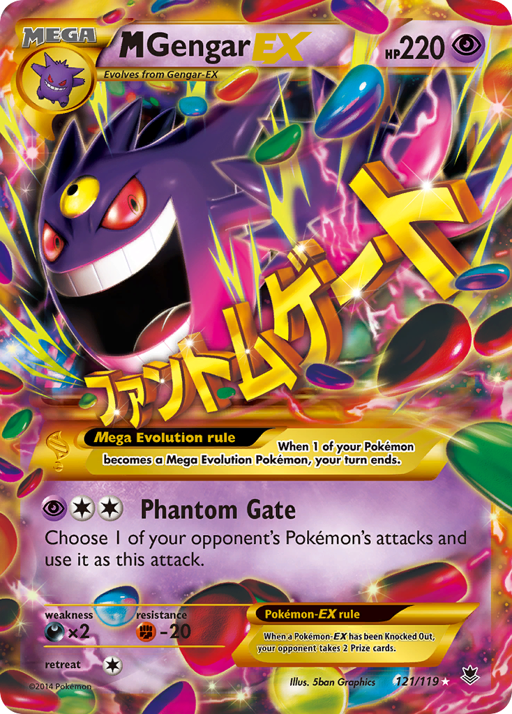 M Gengar EX (121/119) [XY: Phantom Forces] | Gear Gaming Bentonville