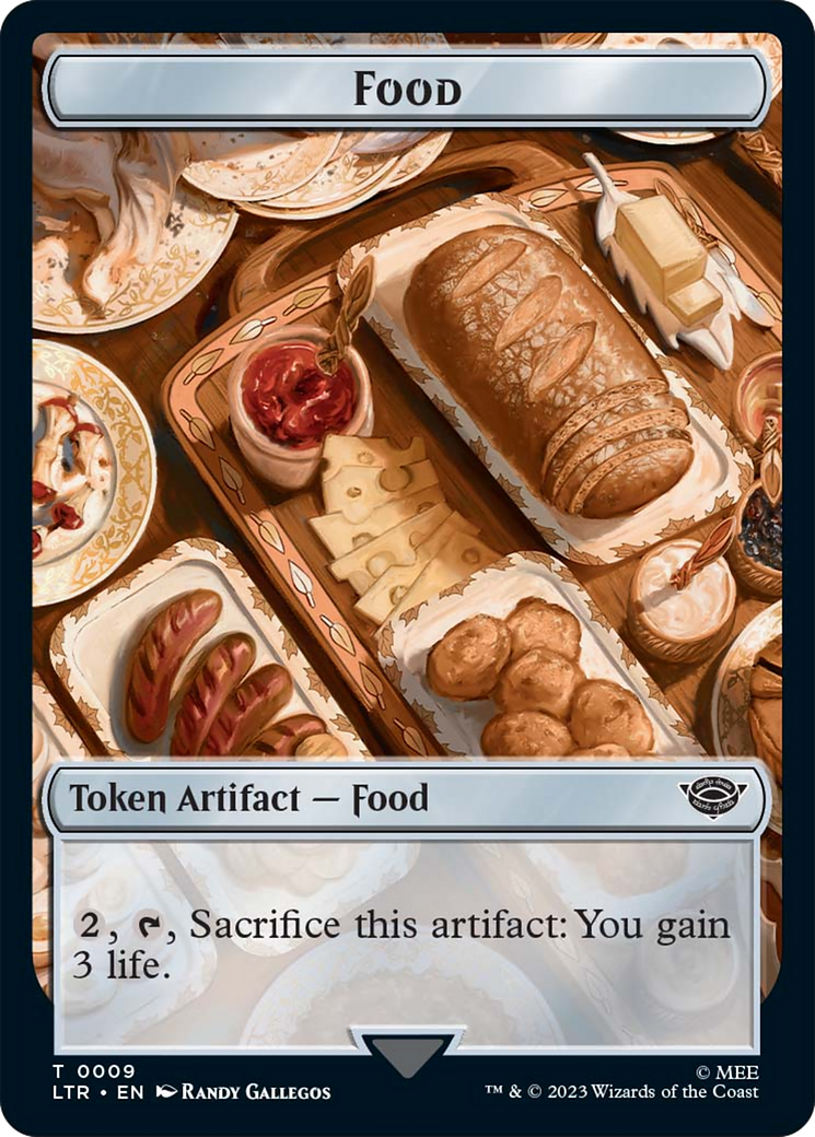 Food (09) // Tentacle Double-Sided Token [The Lord of the Rings: Tales of Middle-Earth Tokens] | Gear Gaming Bentonville