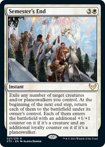 Semester's End (Promo Pack) [Strixhaven: School of Mages Promos] | Gear Gaming Bentonville