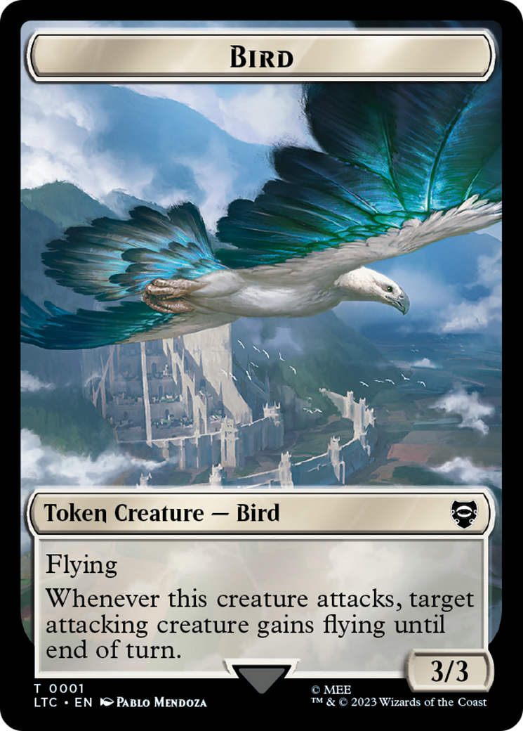 Bird // Food Token [The Lord of the Rings: Tales of Middle-Earth Commander Tokens] | Gear Gaming Bentonville