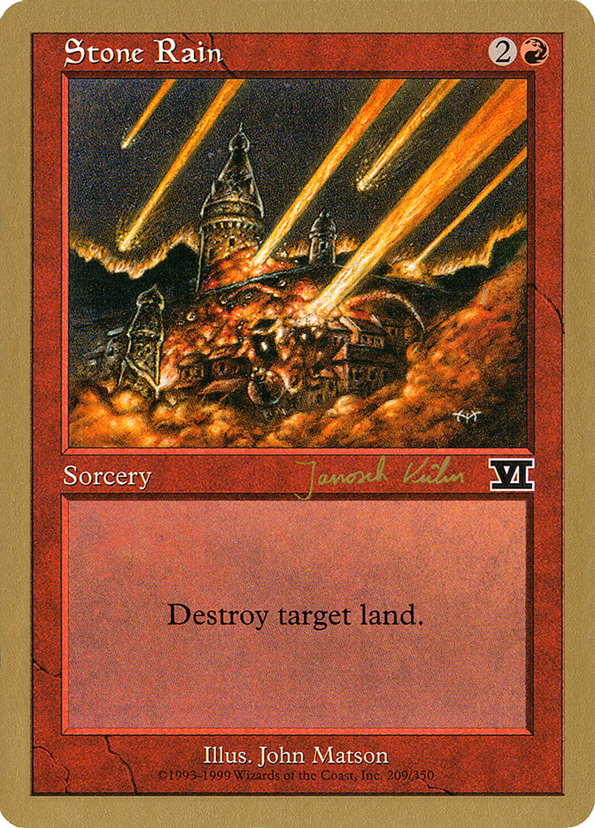 Stone Rain (Janosch Kuhn) [World Championship Decks 2000] | Gear Gaming Bentonville