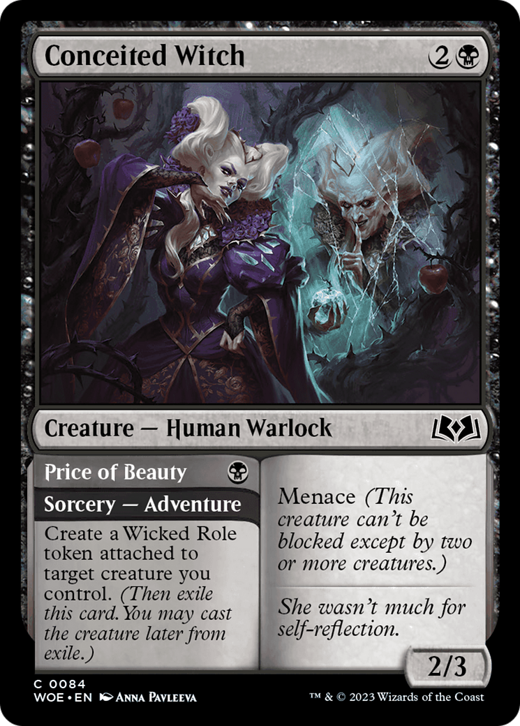 Conceited Witch // Price of Beauty [Wilds of Eldraine] | Gear Gaming Bentonville