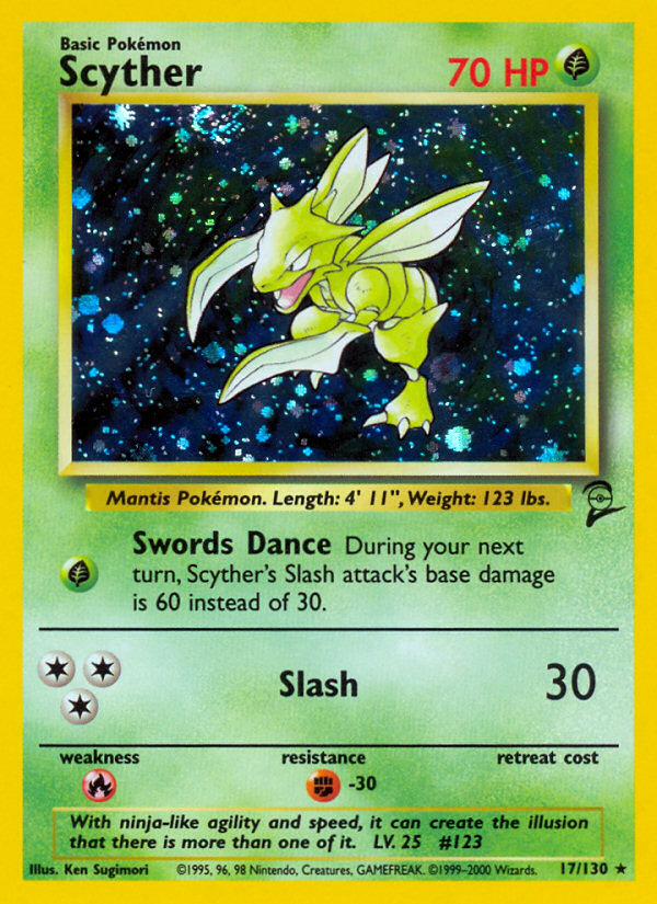 Scyther (17/130) [Base Set 2] | Gear Gaming Bentonville