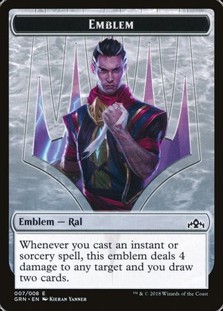 Emblem - Ral, Izzet Viceroy [Guilds of Ravnica] | Gear Gaming Bentonville