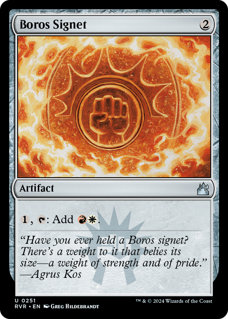 Boros Signet [Ravnica Remastered] | Gear Gaming Bentonville