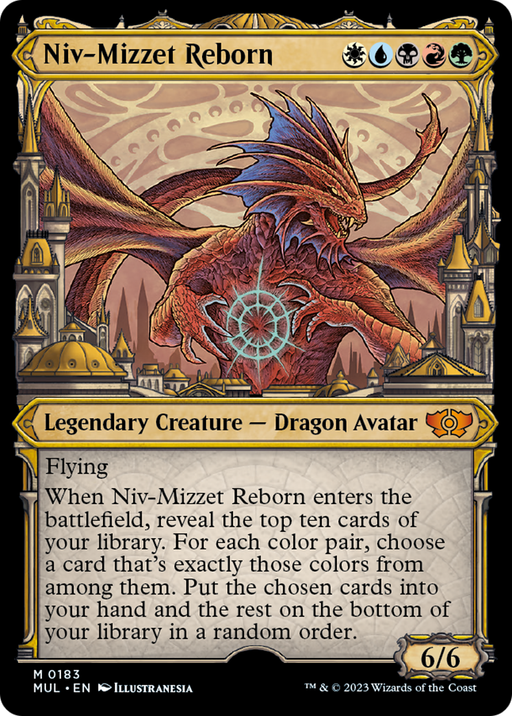 Niv-Mizzet Reborn (Halo Foil) [Multiverse Legends] | Gear Gaming Bentonville