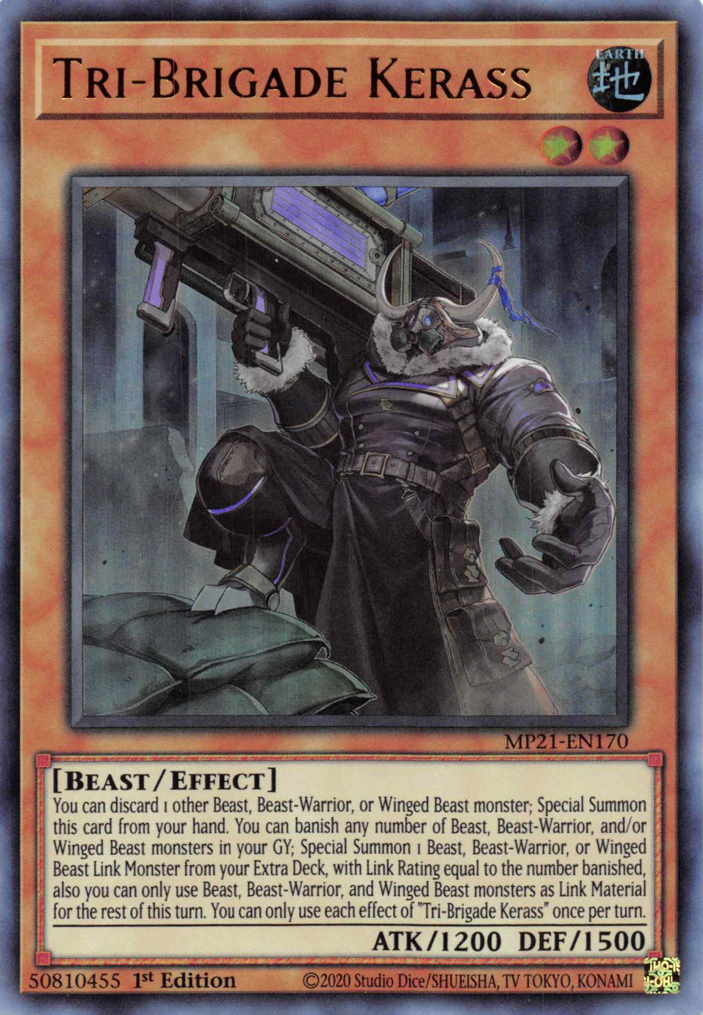 Tri-Brigade Kerass [MP21-EN170] Ultra Rare | Gear Gaming Bentonville
