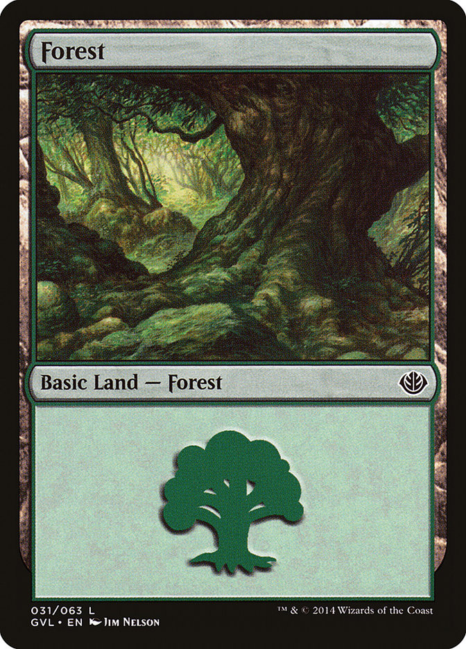 Forest (31) (Garruk vs. Liliana) [Duel Decks Anthology] | Gear Gaming Bentonville