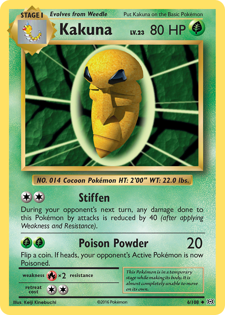 Kakuna (6/108) [XY: Evolutions] | Gear Gaming Bentonville