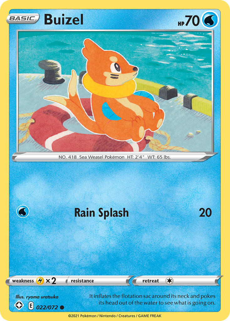 Buizel (022/072) [Sword & Shield: Shining Fates] | Gear Gaming Bentonville