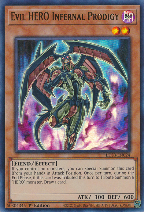 Evil HERO Infernal Prodigy [LDS3-EN024] Ultra Rare | Gear Gaming Bentonville