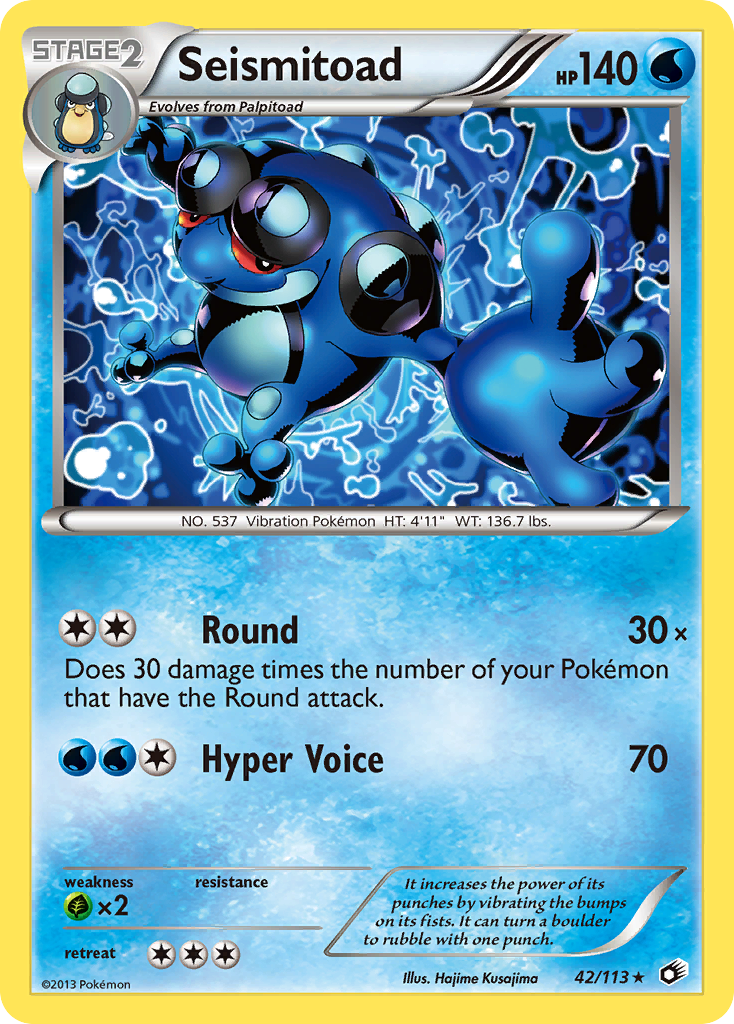 Seismitoad (42/113) [Black & White: Legendary Treasures] | Gear Gaming Bentonville