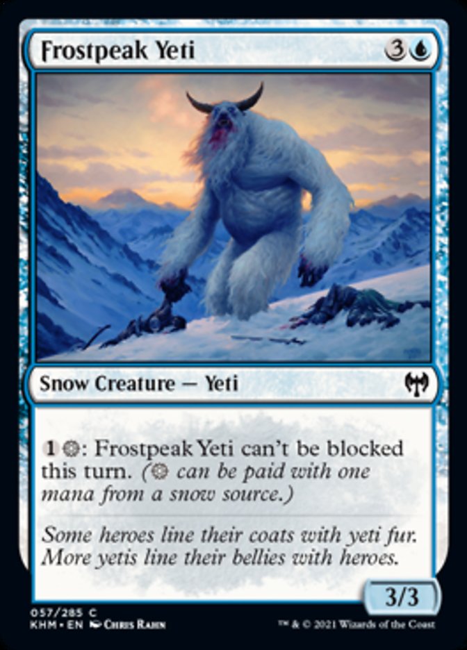 Frostpeak Yeti [Kaldheim] | Gear Gaming Bentonville