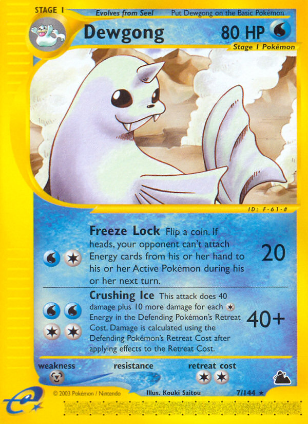 Dewgong (7/144) [Skyridge] | Gear Gaming Bentonville