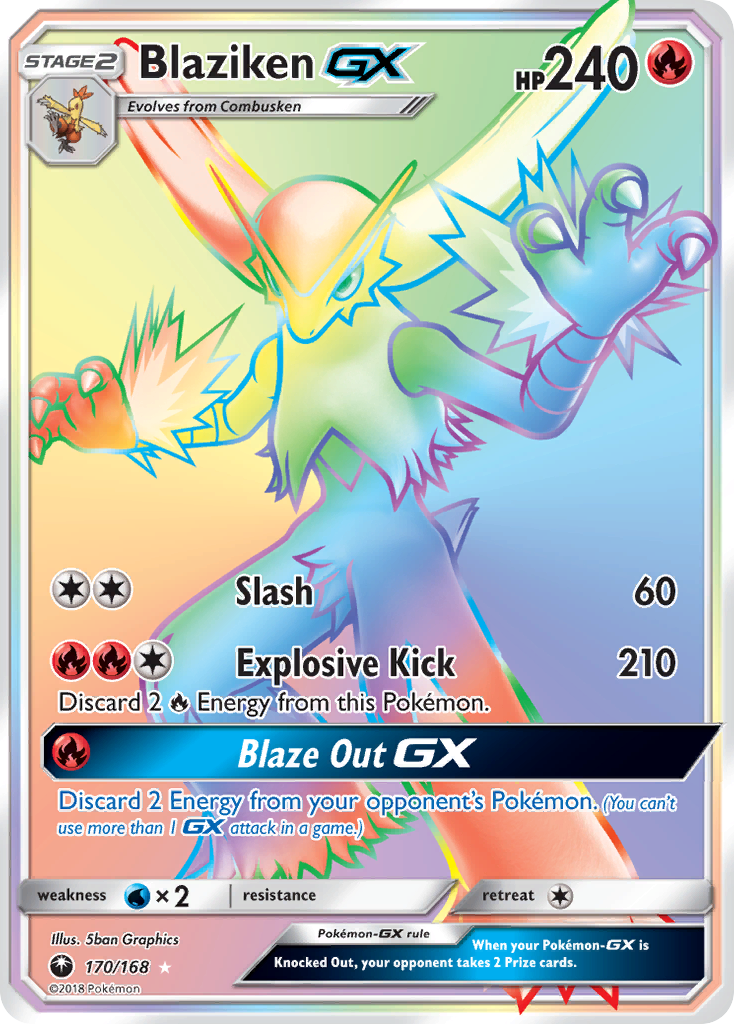 Blaziken GX (170/168) [Sun & Moon: Celestial Storm] | Gear Gaming Bentonville