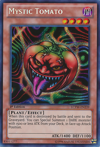 Mystic Tomato [LCYW-EN239] Secret Rare | Gear Gaming Bentonville