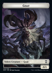 Zombie // Goat Double-sided Token [Streets of New Capenna Commander Tokens] | Gear Gaming Bentonville