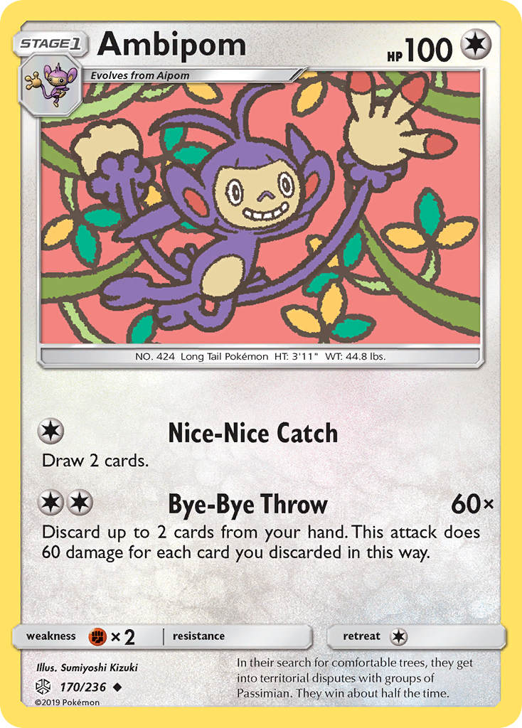 Ambipom (170/236) [Sun & Moon: Cosmic Eclipse] | Gear Gaming Bentonville